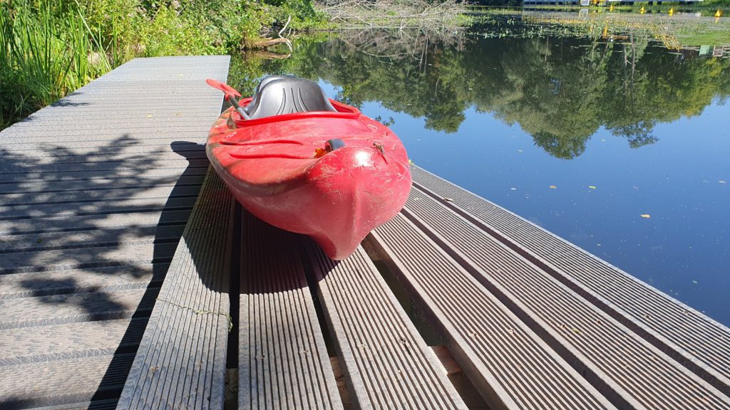 Drawienski Park Narodowy -tor do przeciągania kajaków z VIVE Texcellence
